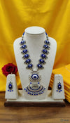 Oceanic Oxidized Charm Necklace Set