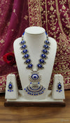 Oceanic Oxidized Charm Necklace Set