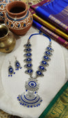 Oceanic Oxidized Charm Necklace Set