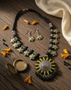Sunflower Charm Handmade Necklace Set