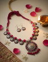 Sunflower Charm Handmade Necklace Set