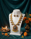 Sunflower Charm Handmade Necklace Set