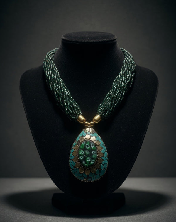 Beaded Statement Necklace