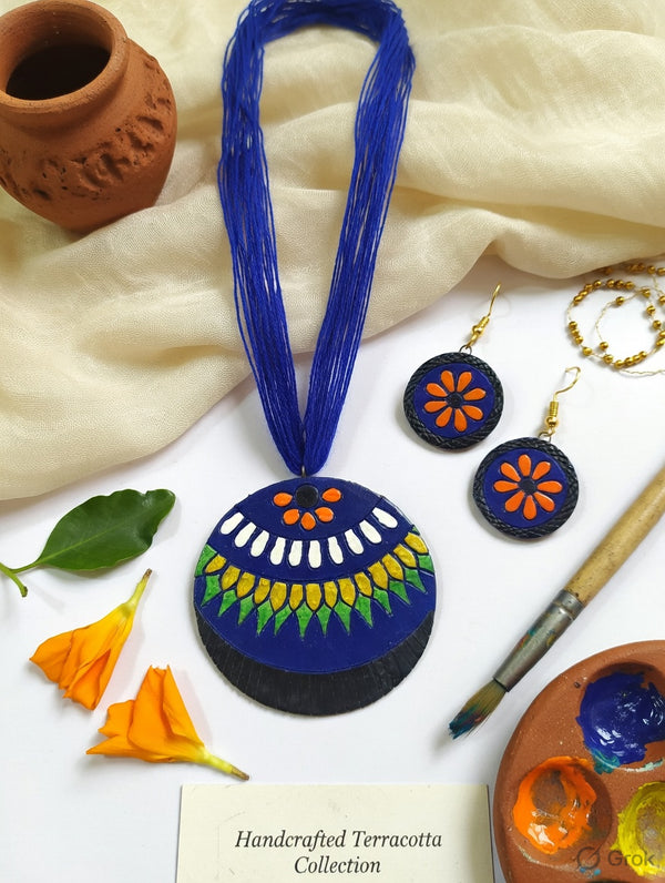Aesthetic Classic Terracotta Necklace Set