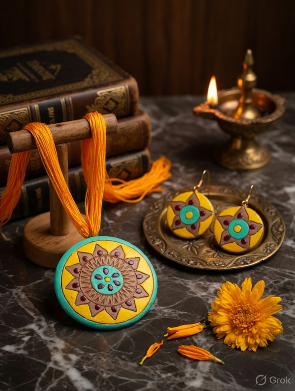 Terracotta Necklace Set