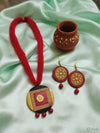 Handcrafted Terracotta Necklace Set