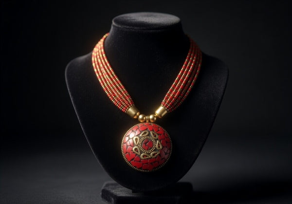 Beaded Statement Necklace