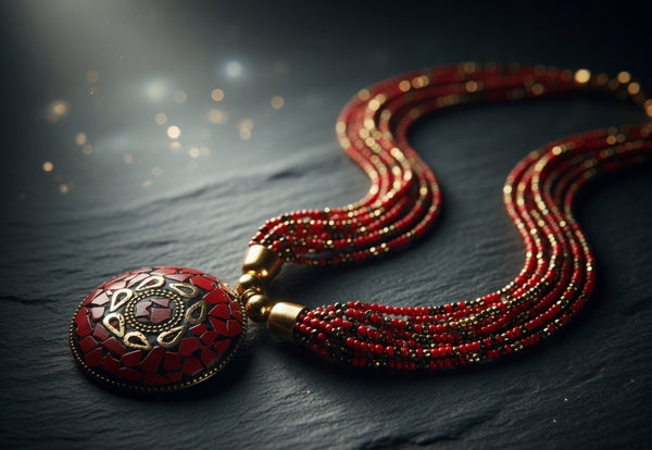 Beaded Statement Necklace