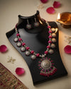 Sunflower Charm Handmade Necklace Set