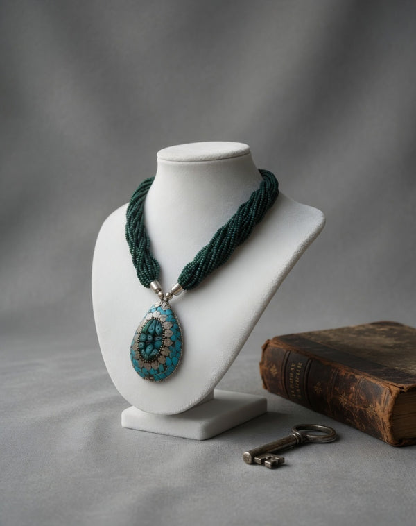Beaded Statement Necklace