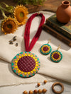Sunflower Bloom Necklace set
