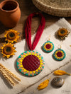 Sunflower Bloom Necklace set