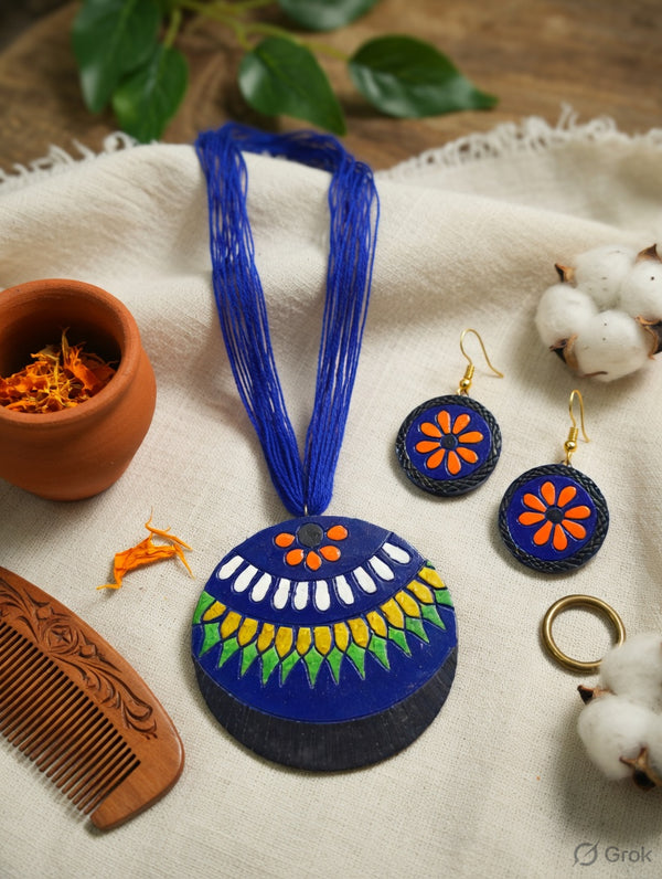 Aesthetic Classic Terracotta Necklace Set
