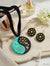 Teal & Black Harmony Necklace Set