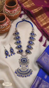 Oceanic Oxidized Charm Necklace Set